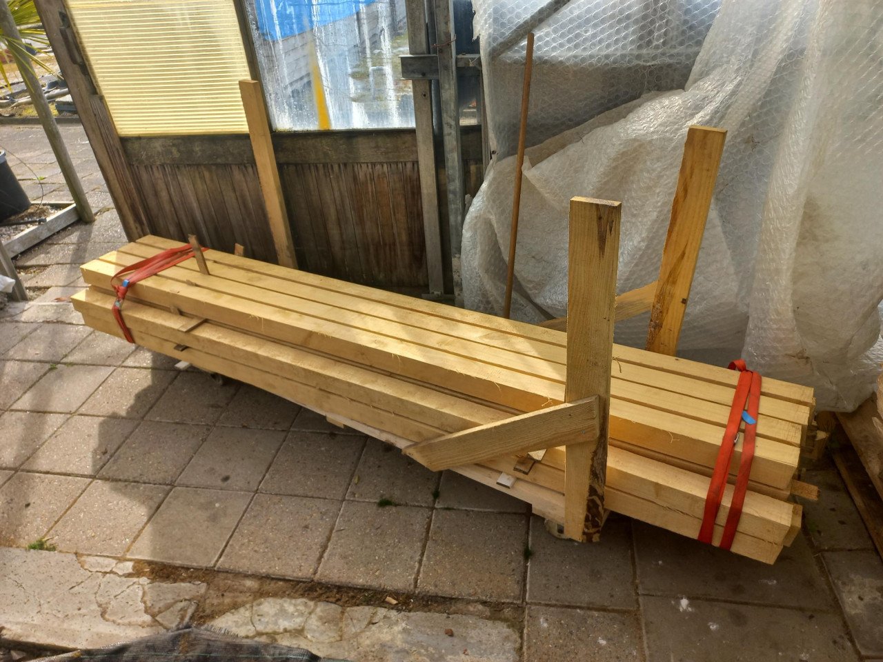 Tuinhout planken, balken en palen