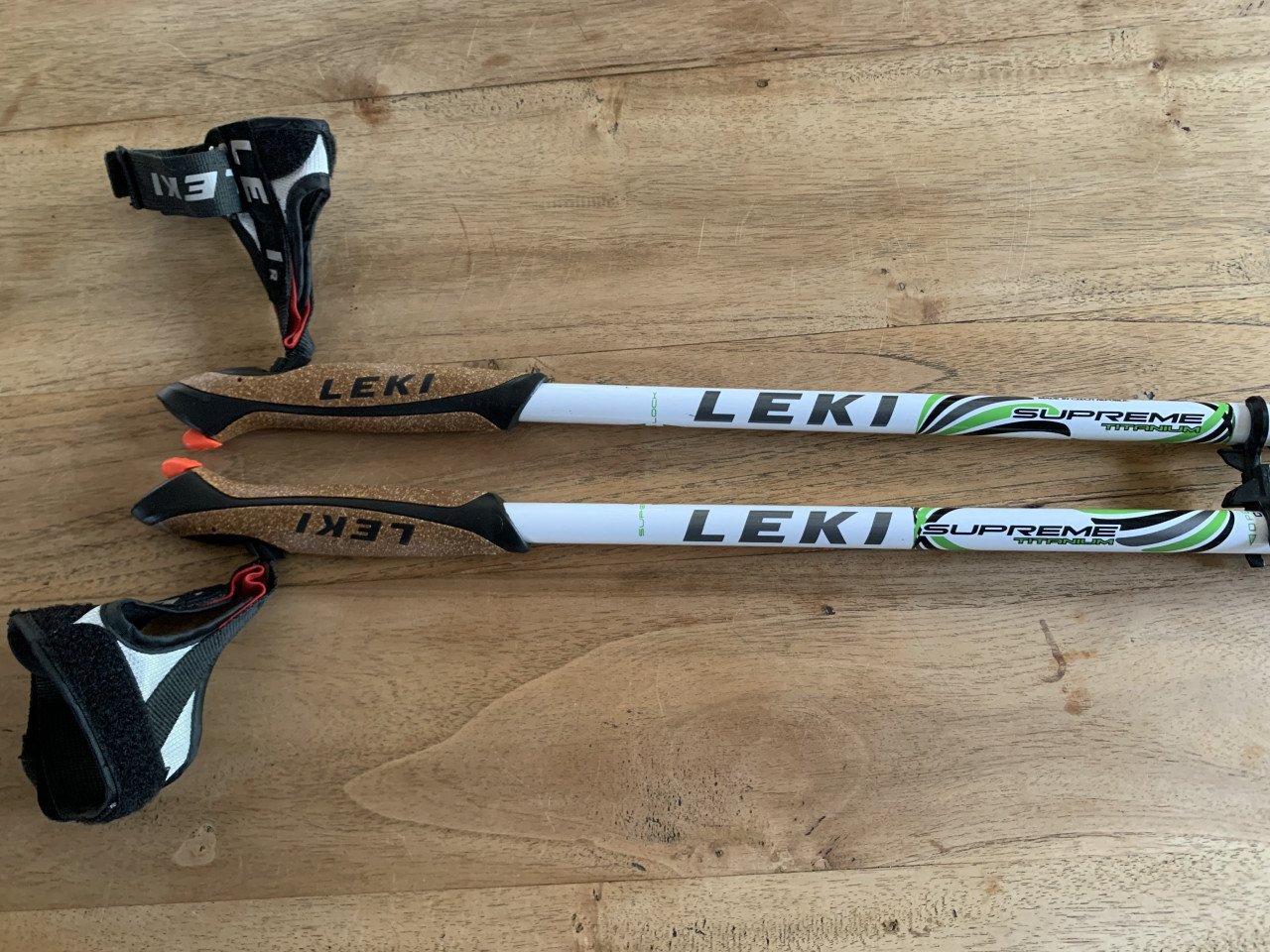 Leki supreme titanium Nordic walking stokken