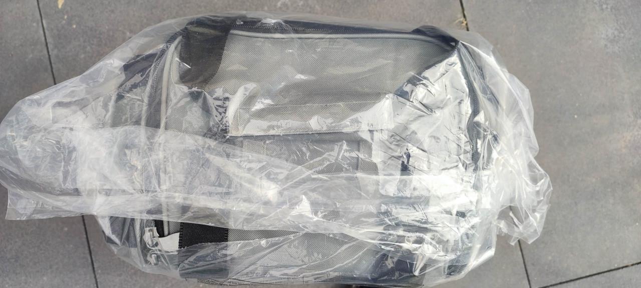 Mooie en stevige vis tas.