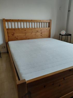 Houten ledikant met matras