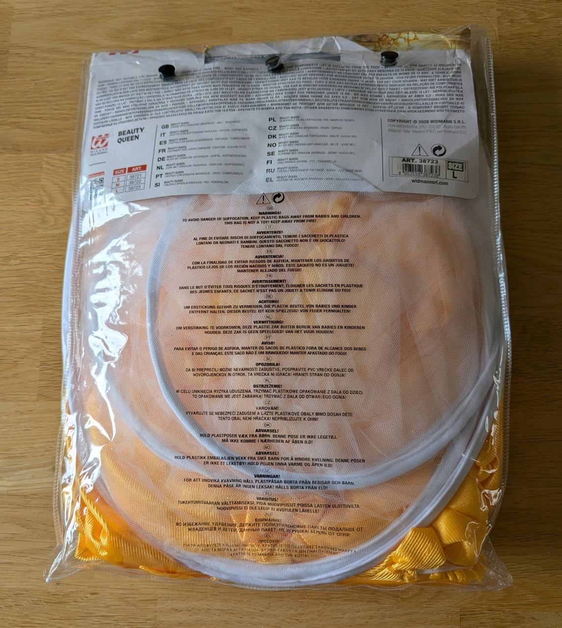 Gele prinsessenjurk van Milano