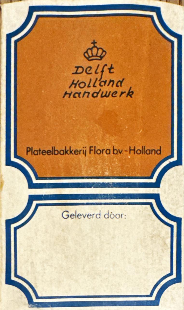 Set van 3 keramische vazen – Delft Holland Handwerk– Plateelbakkerij Flora
