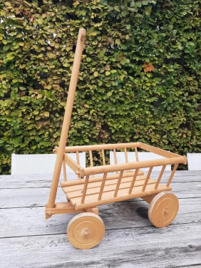 Speelkarretje hout
