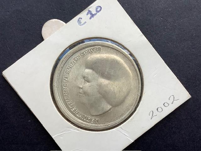 Beatrix, 10 euro 2002 “Huwelijksmunt”, zilver.