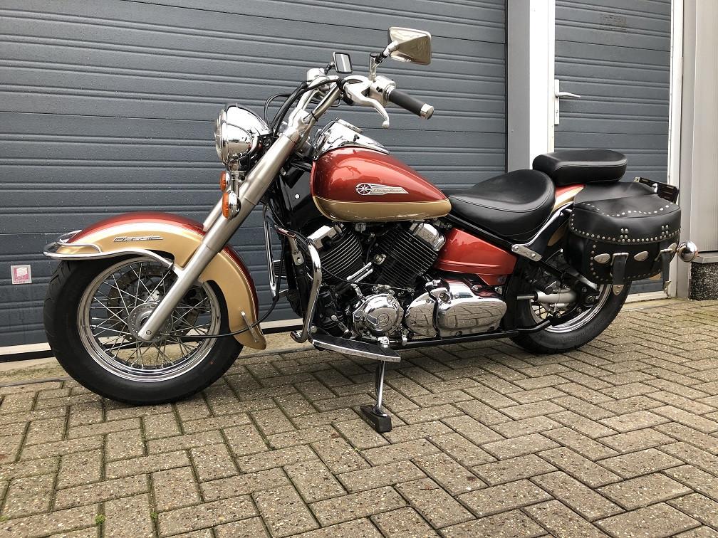 Yamaha XVS650 Dragstar Classic vol extra's, nieuwe banden, rijklaar €2995,-