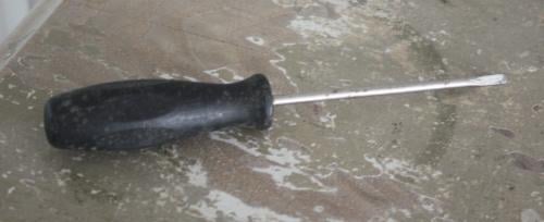 Platte schroevendraaier