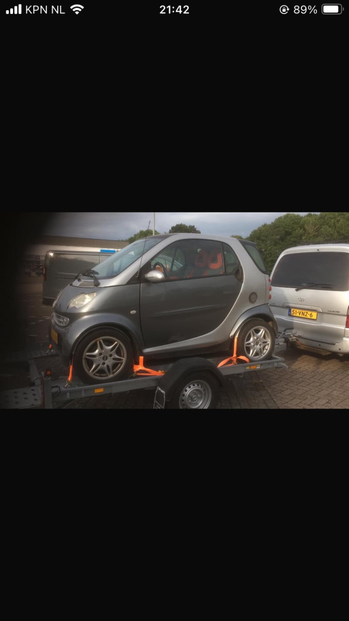 Smart for two met transporter