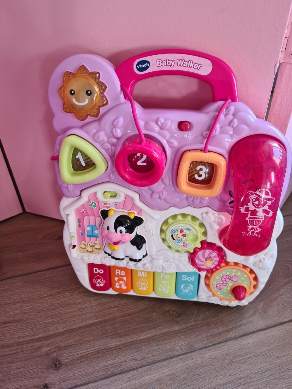 VTech Baby Walker loopwagen, interactief activiteitenpaneel
