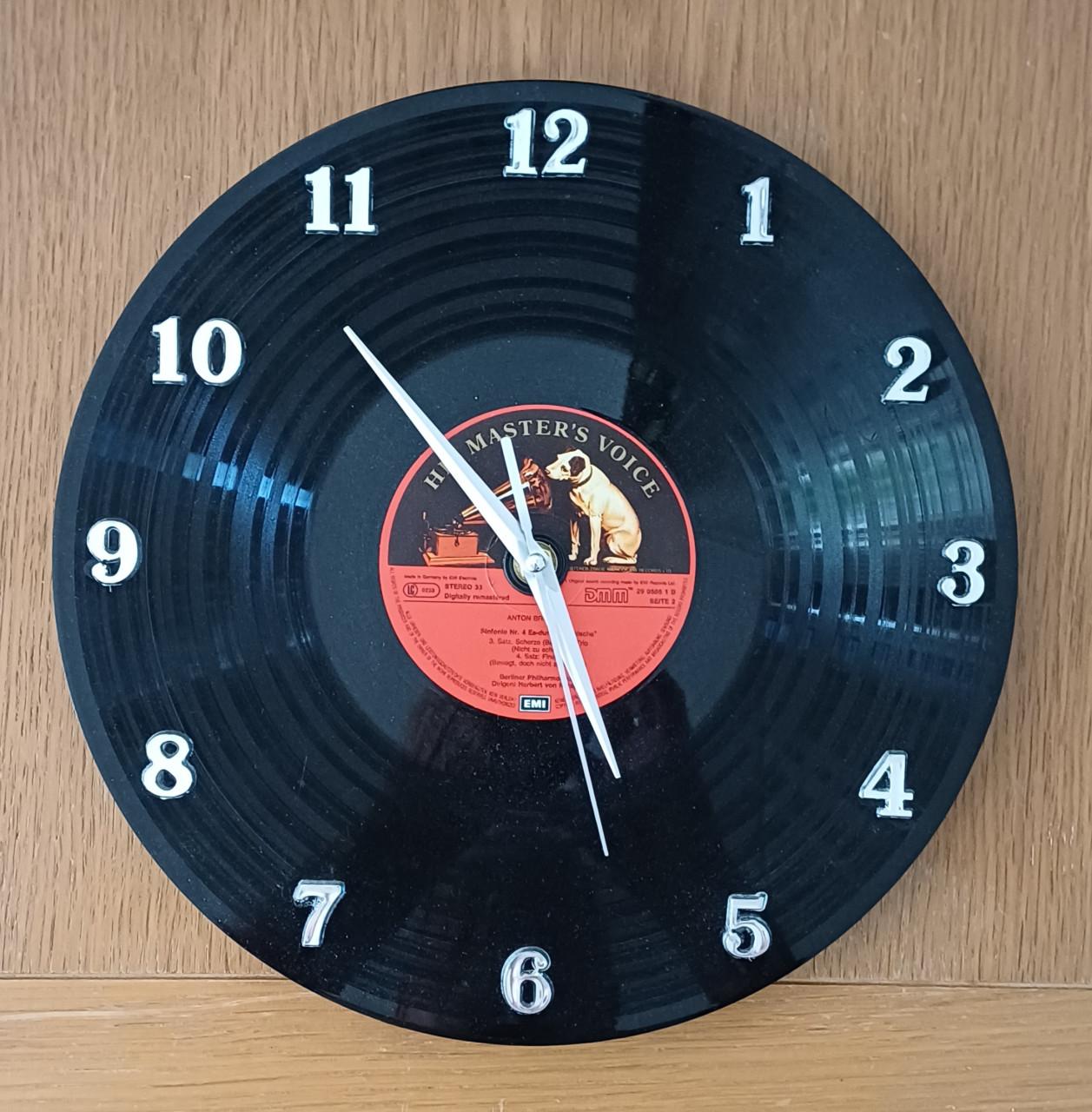 Klokken van een LP gemaakt