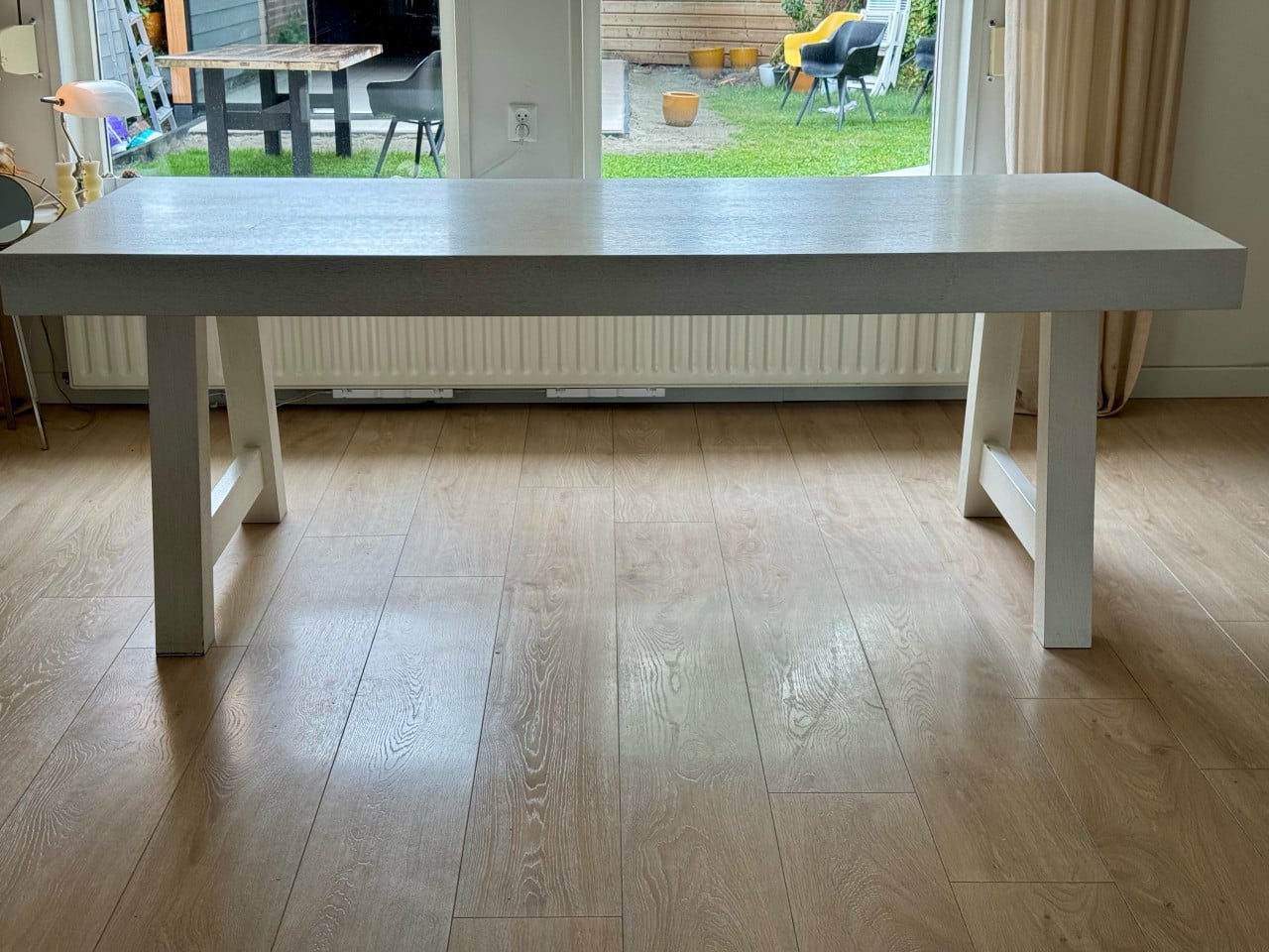 Eettafel wit 220 x 100
