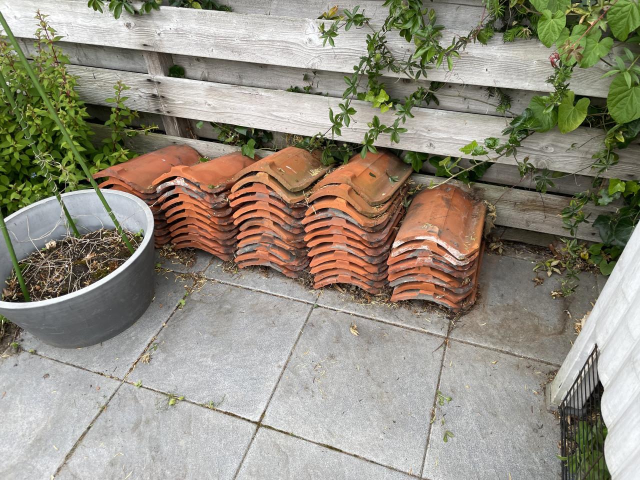 Te koop: Oud hollands dakpannen kleur rood