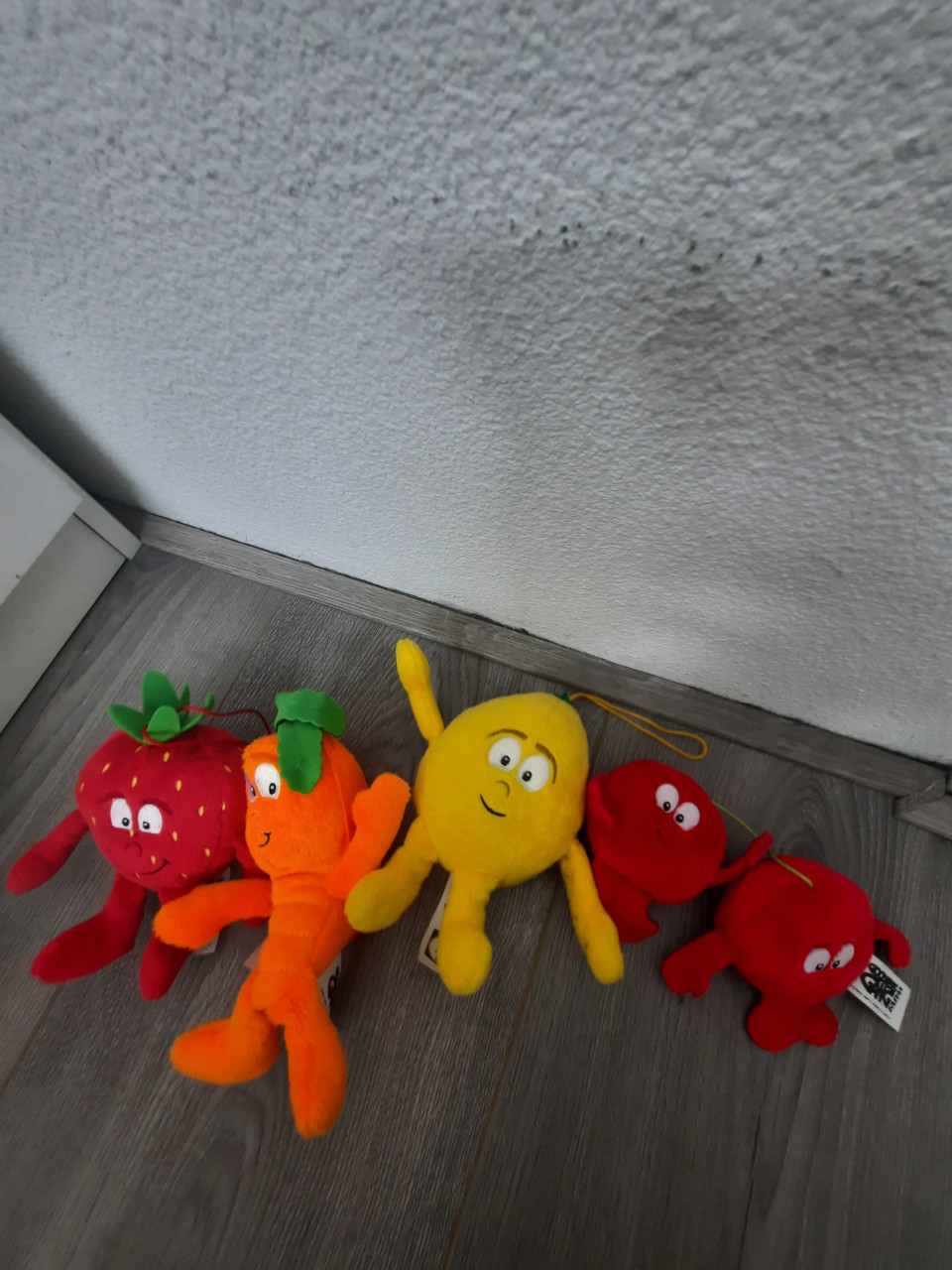 Knuffels groente en fruit