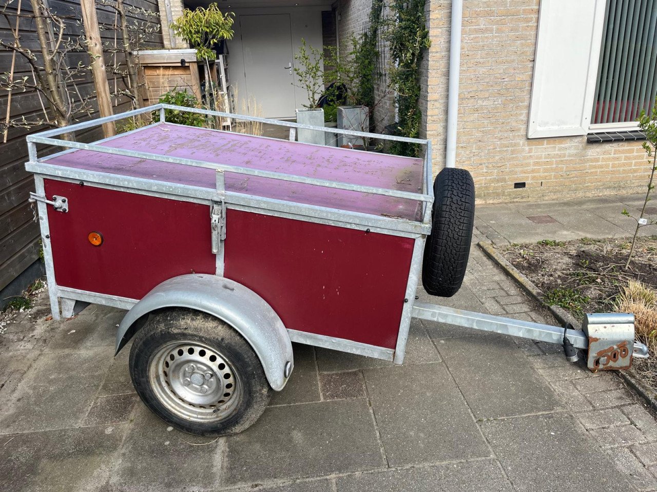 Aanhangwagen dicht