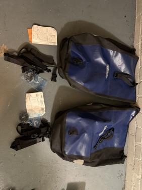 Ortlieb Back-Roller 2 x 20 liter fietstas  blauw zwart