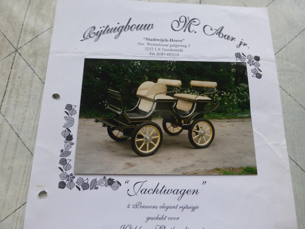Pony recreatie wagen type jachtwagen