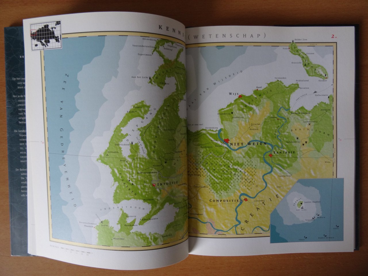 ATLAS VAN DE BELEVINGSWERELD met kaart - Louise v Swaaij en Jean Klare
