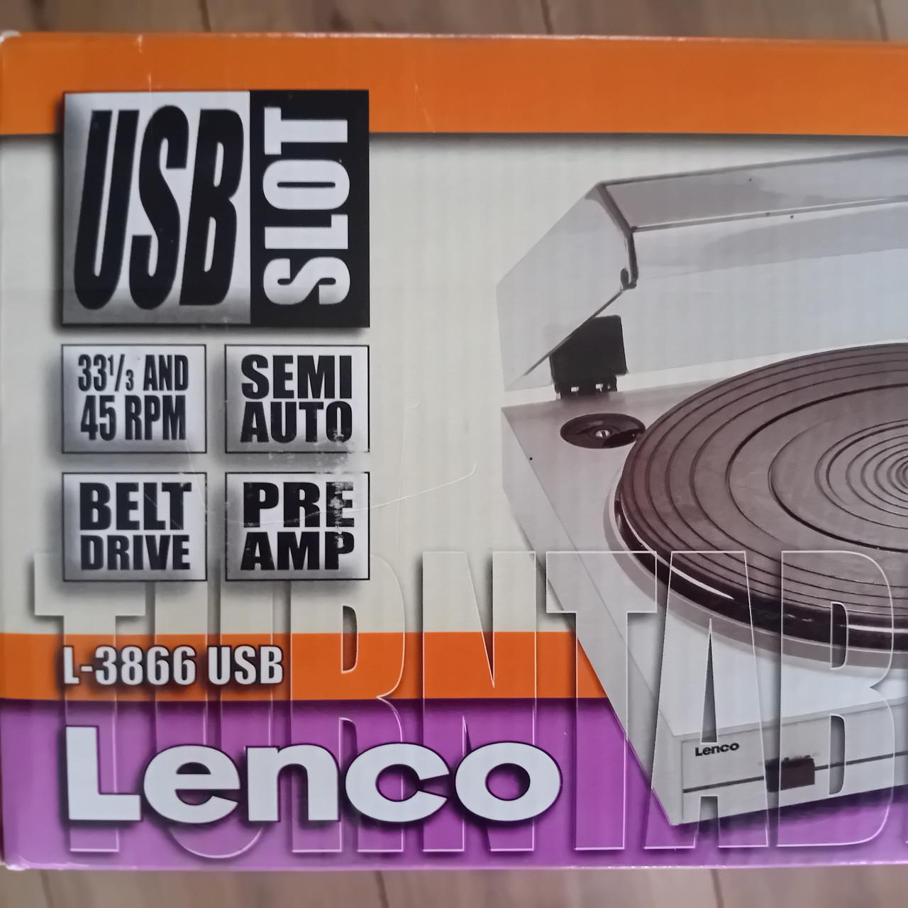 Nieuwe Lenco platenspeler usb