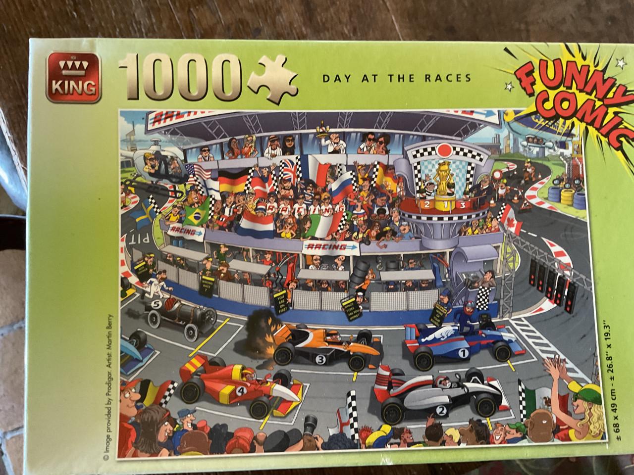 Diverse puzzels 1000 stuks ( 4 st. )