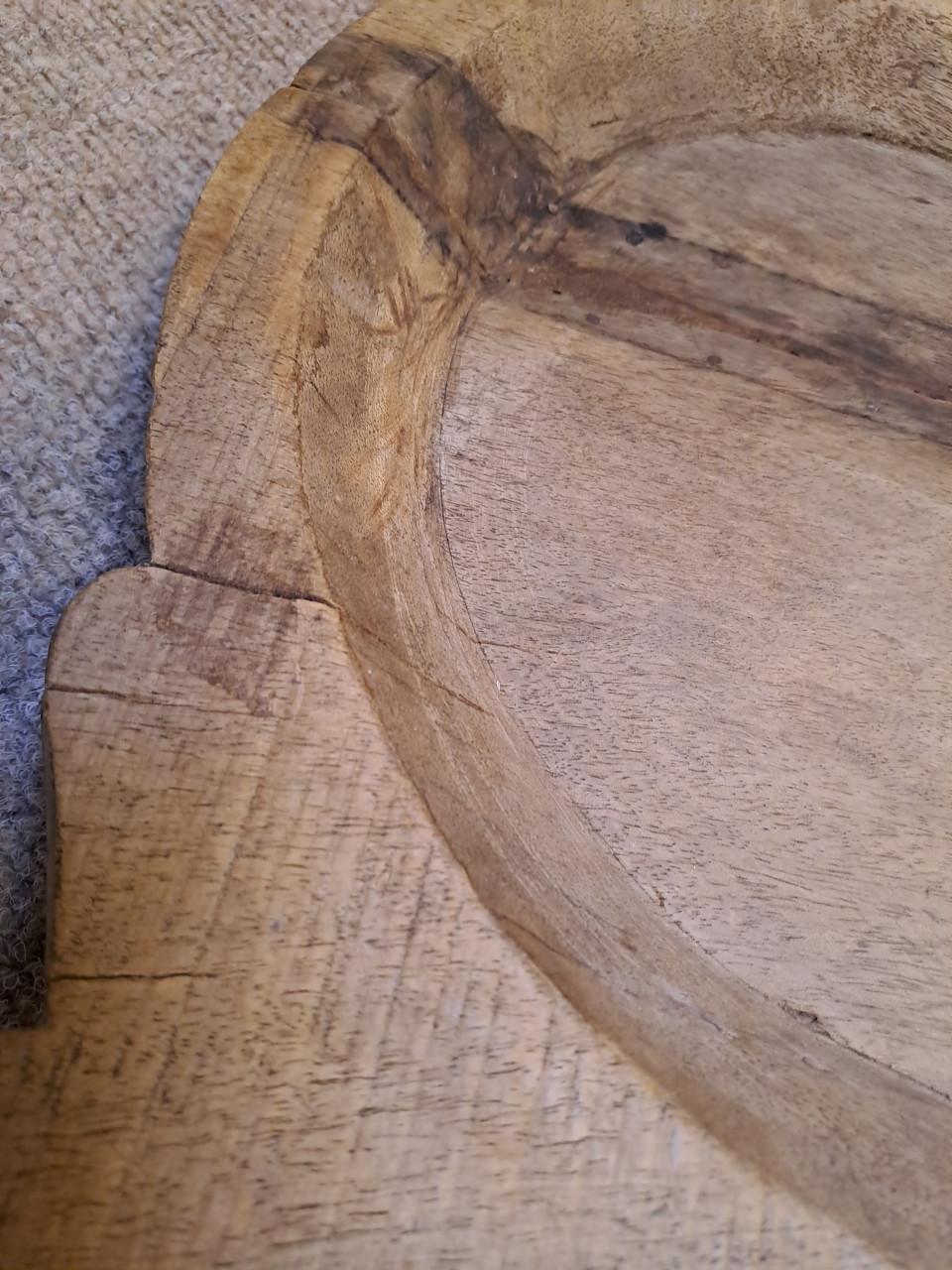 Houten schaal