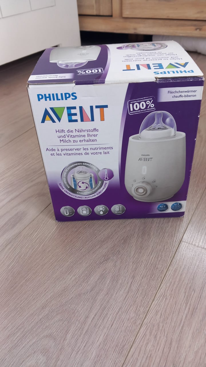 Philips avent flessen warmer + avent flessen + poeder molen