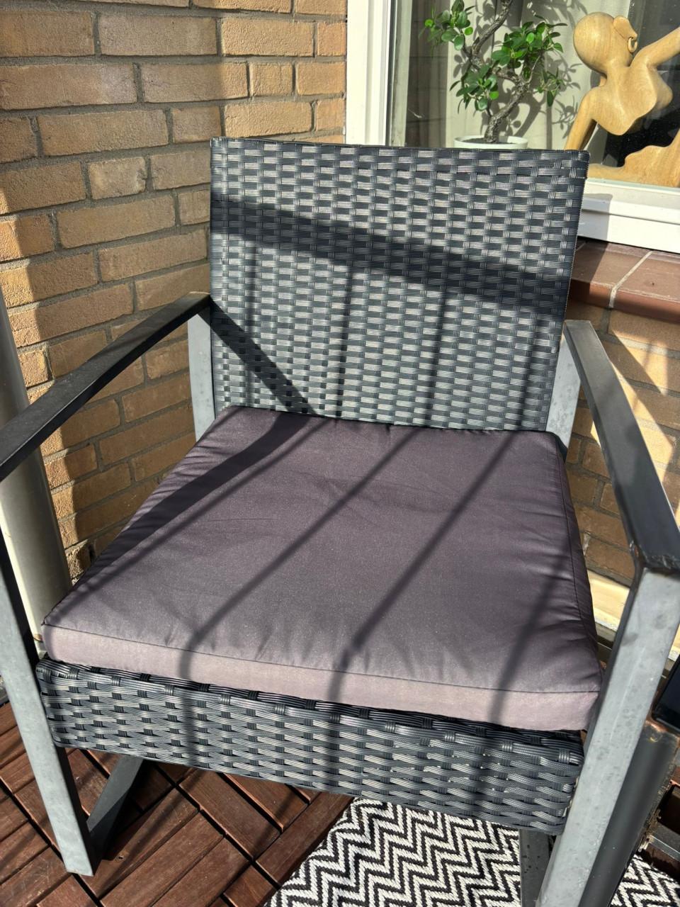 Outsunny 3-delige balkonmeubelset