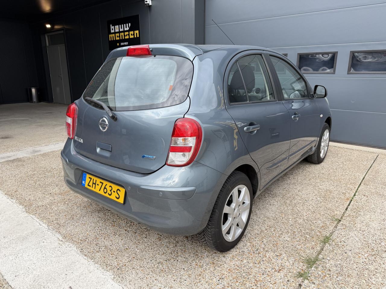 Nissan Micra 1.2 Connect 5DRS 2011 Grijs Airco Apk Cruise Navi