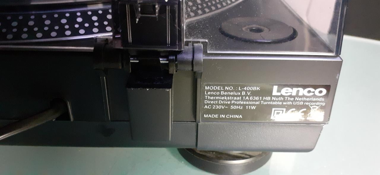 Lenco l-400bk proffesionele draaitafel direct drive