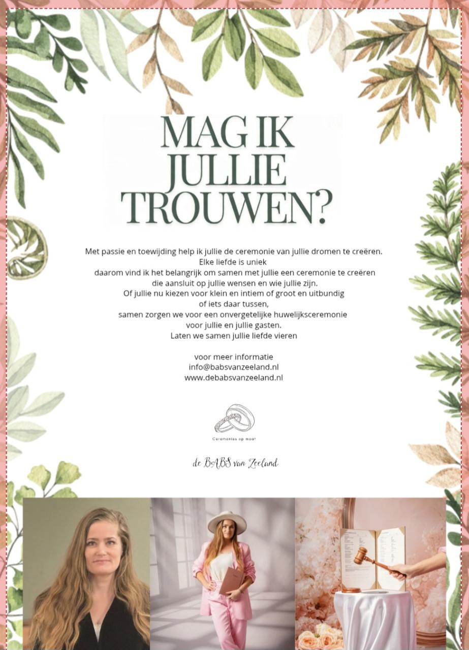 BABS zelfstandig trouwambtenaar ceremoniespreker