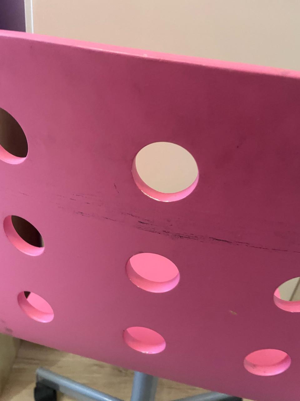 Roze kinderbureaustoel ikea