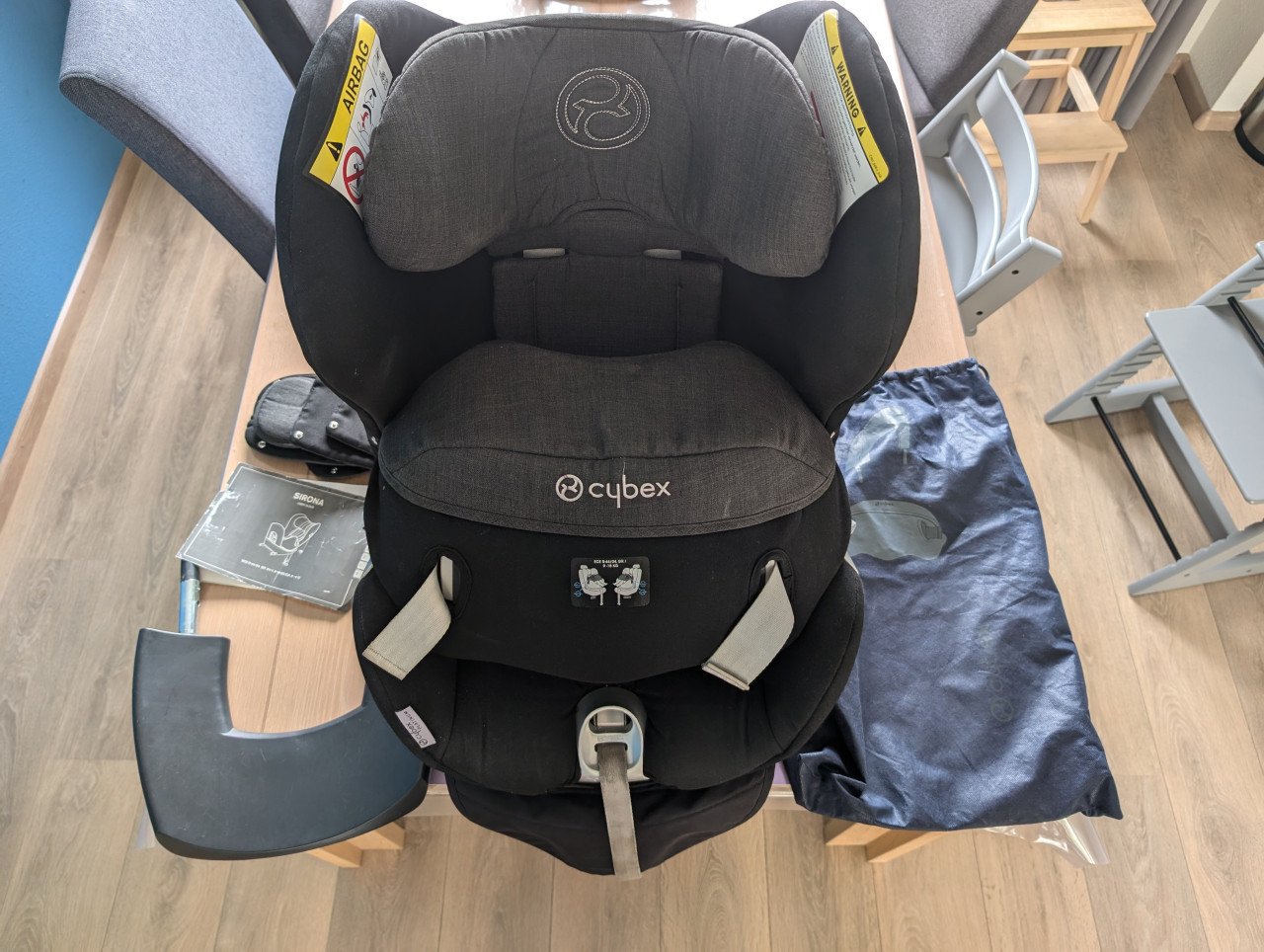 Autostoel Cybex Sirona plus 360 graden platinum editie 0-4 jaar