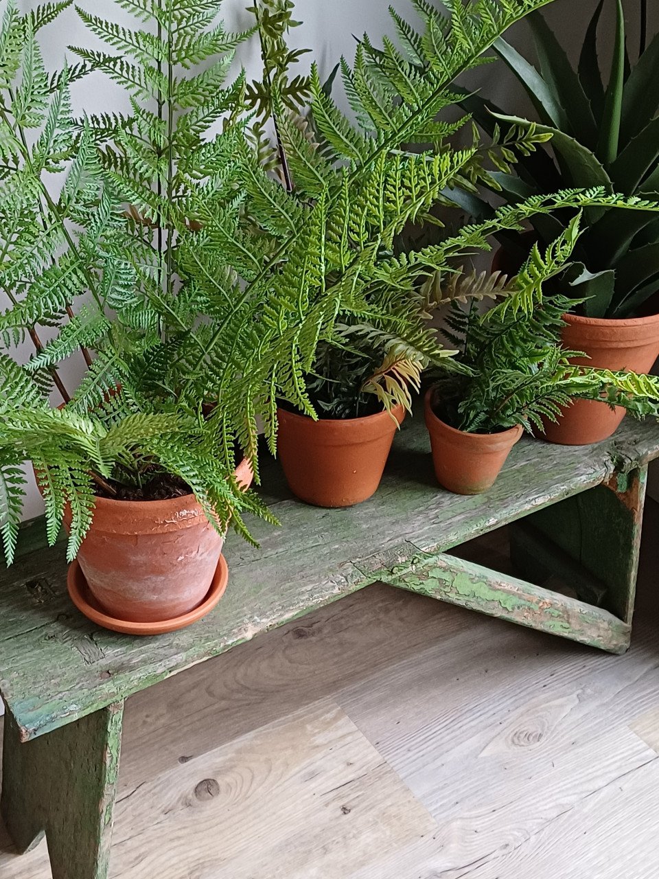 Brocante bankje