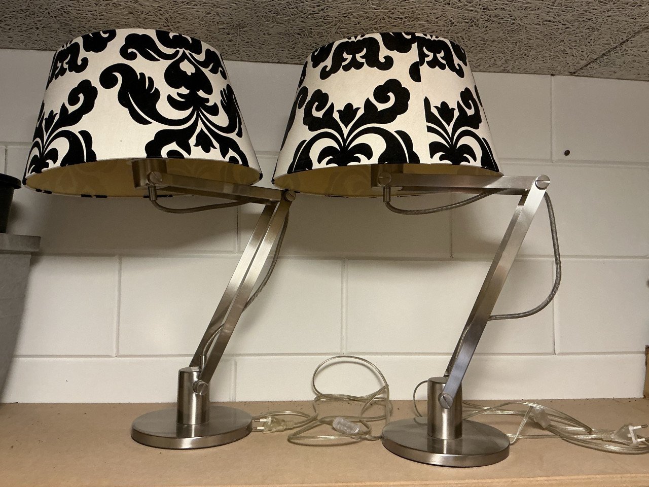 2 Vandeheg tafellampen, RVS