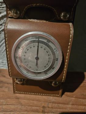 Vintage Weerstation met Barometer, Hygrometer, Thermometer