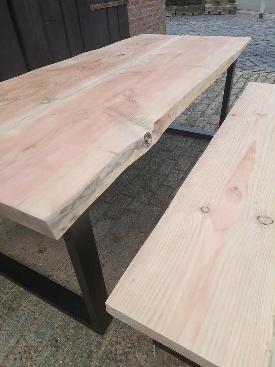 BOOMSTAMTAFEL / TAFEL + BANK 200x100