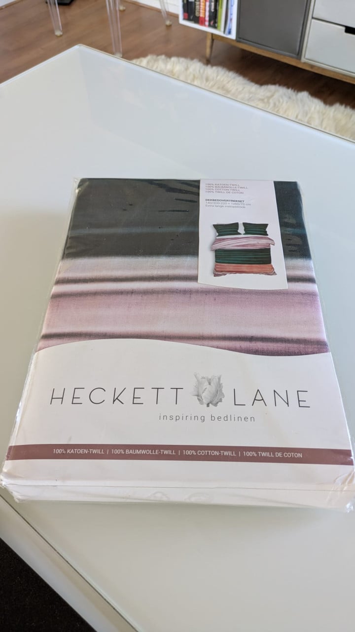 Nieuwe dekbedovertrek van Heckett Lane (1 pers)