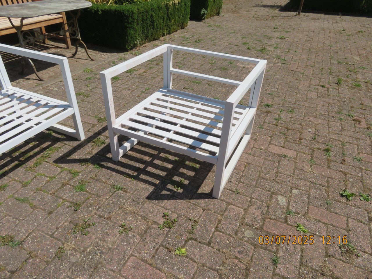Lounge set zonder kussens