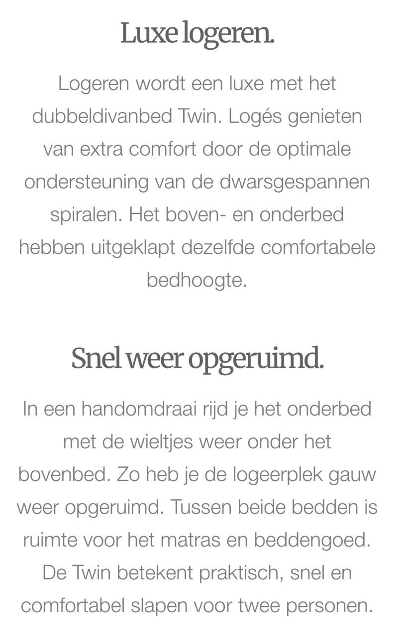 Onderschuifbed nieuw 🤩(merk : Avek twin) met nieuw Auping matras