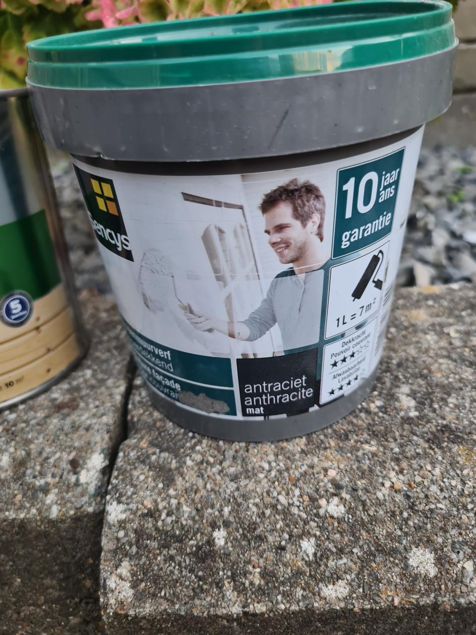 Verf Buitenbeits, metaallak en muurverf Nieuw (maar wel geopend)