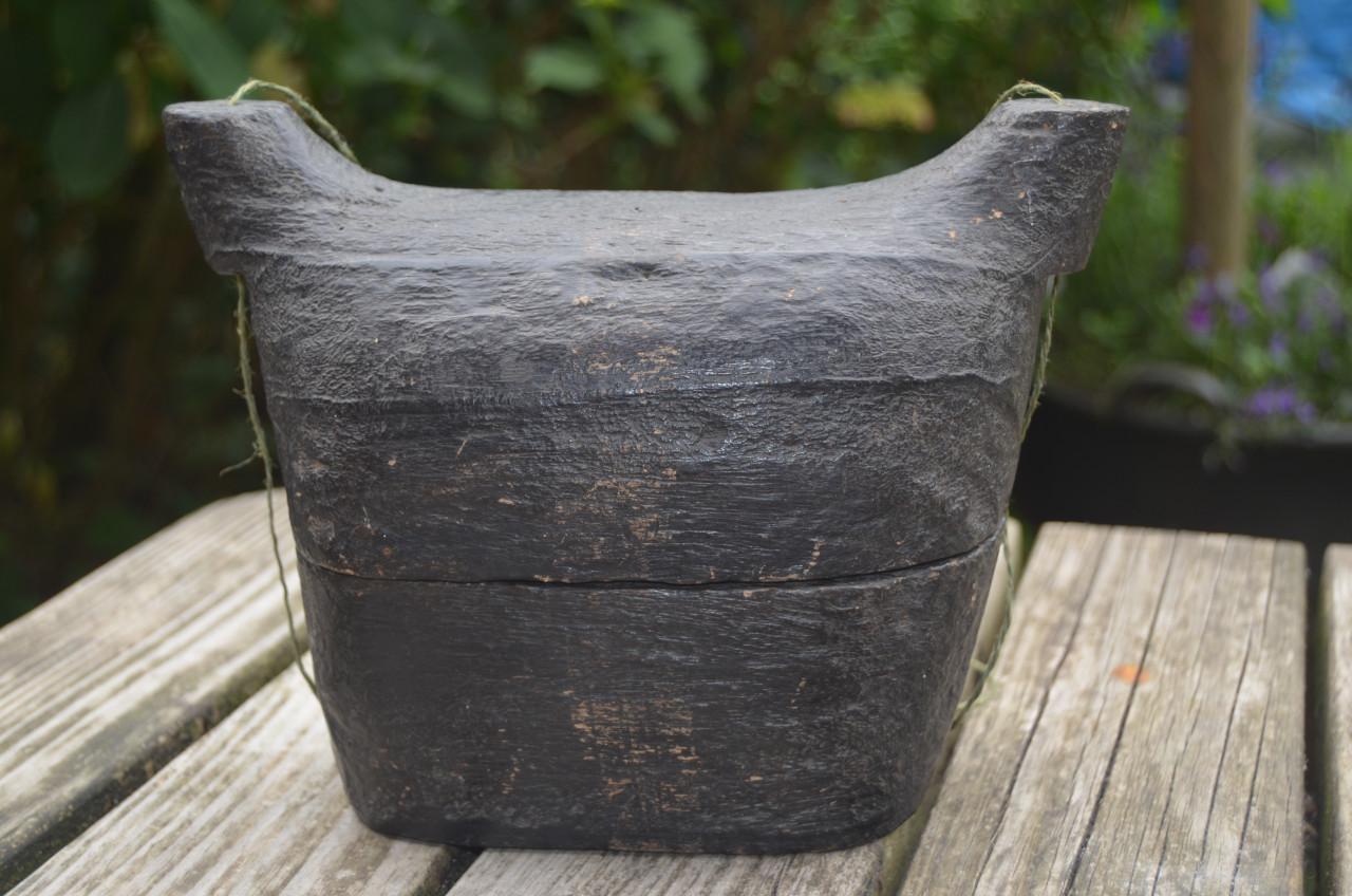 Houten tas Igorot volk Filipijnen ca. 1900