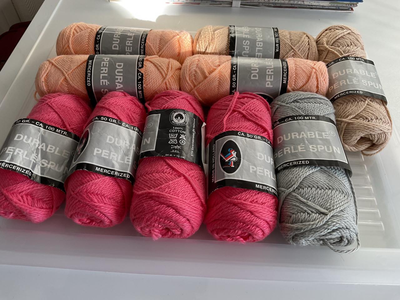 Durable perle spun katoen