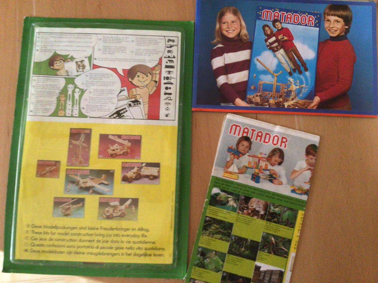 Vintage Matador 714 constructiemateriaal