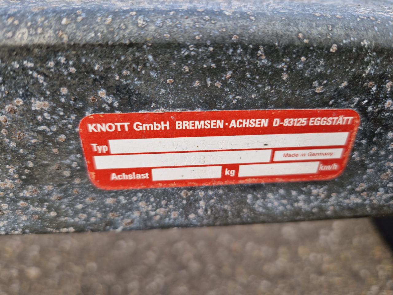 DAMCO 500 kg kantel trailer
