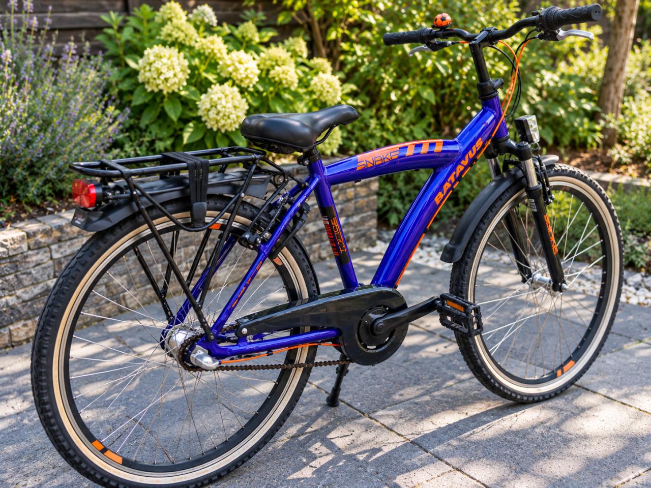 🚲 Batavus Snake Jongensfiets – 26 inch – 3 Versnellingen Blauw/Oranje 💙🧡