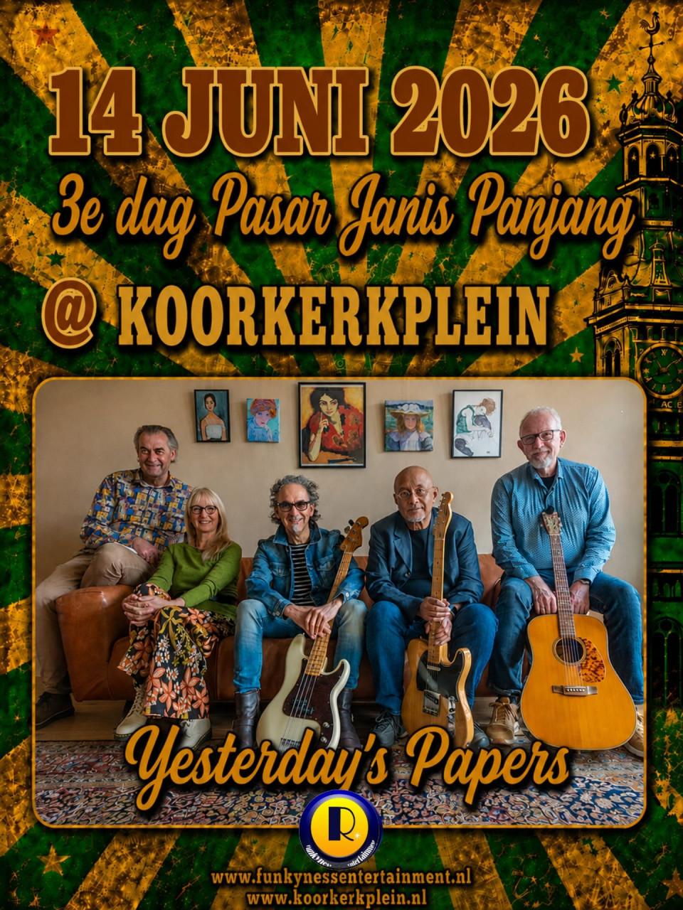 12 T/M 14 JUNI | PASAR JANIS PANJANG | KOORKERKPLEIN, MIDDELBURG