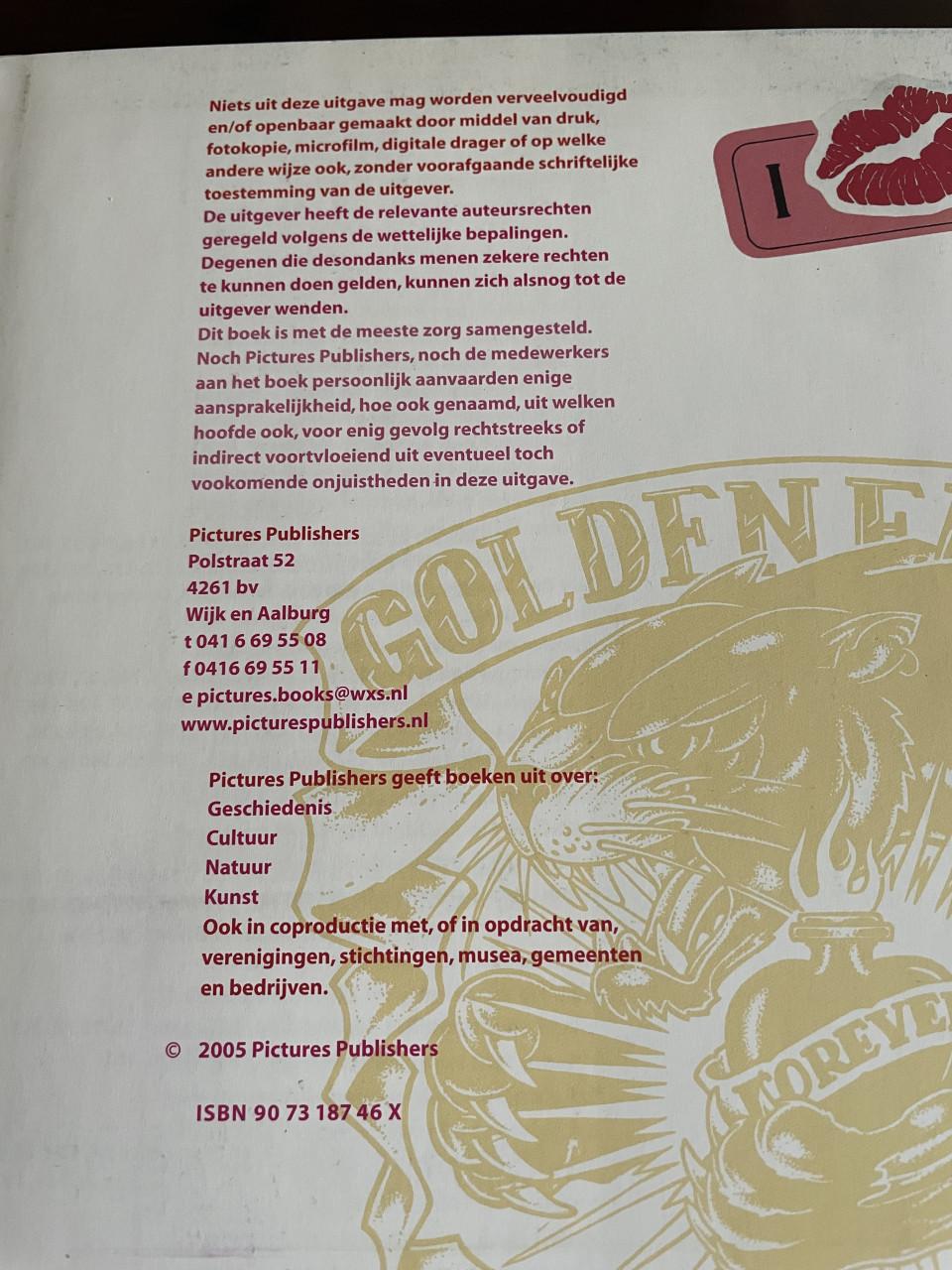 Golden Earring boek inclusief postzegels en 2 drumstokken Cesar