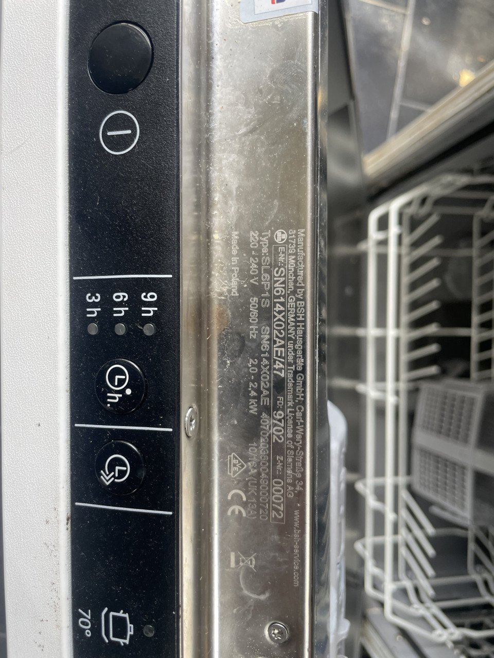 Siemens vaatwasser