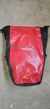 Fietstas ortlieb rood