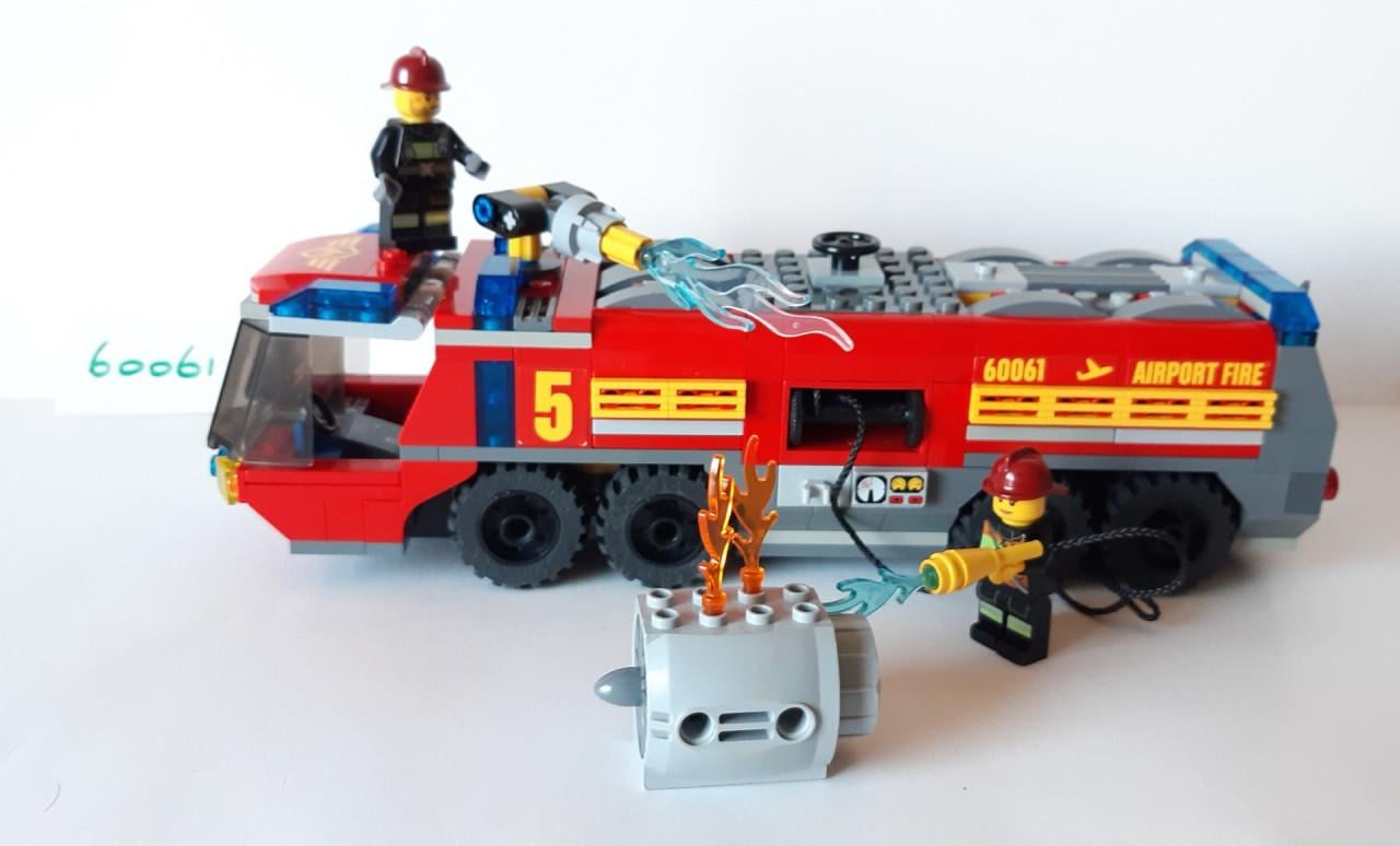LEGO City 60061: Luchthaven Brandweerwagen