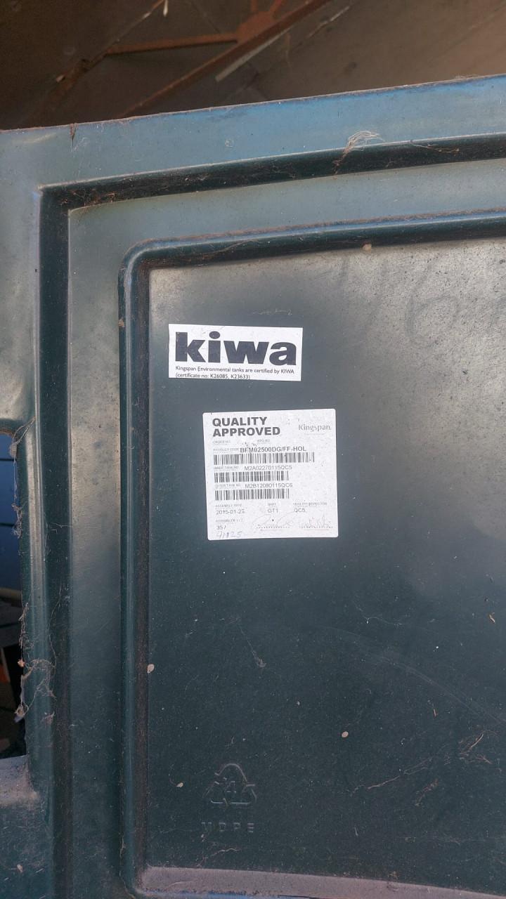 Goedgekeurde dieselolietank 2500liter
