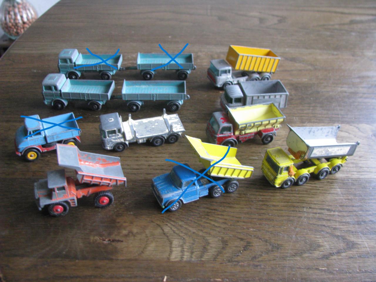 Autotjes van Matchbox.